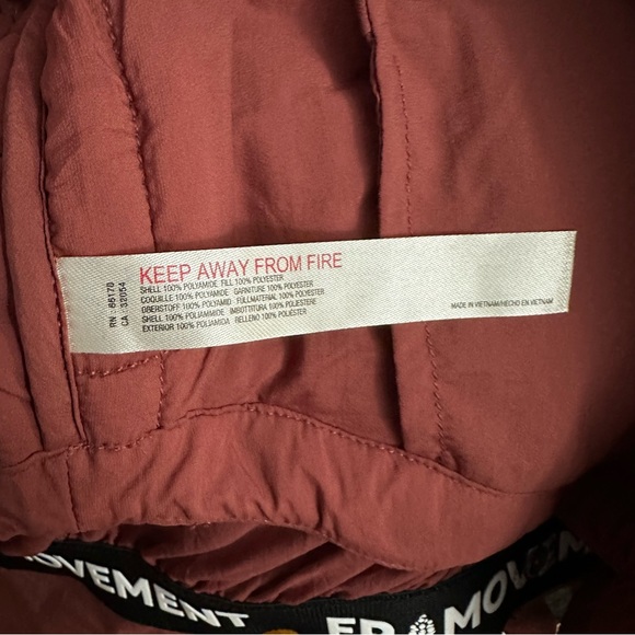 FP Movement by Free People Shred It 5-in-1 Hooded Jacket Medium Color Red - Picture 8 of 12